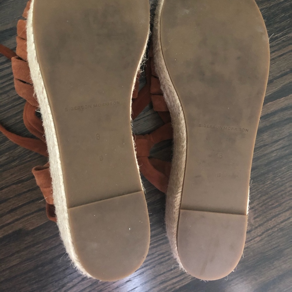 Sigerson Morrison Suede Platform Espadrilles - image 6